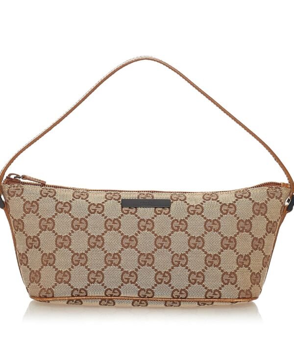 Gucci GG Canvas Boat Baguette