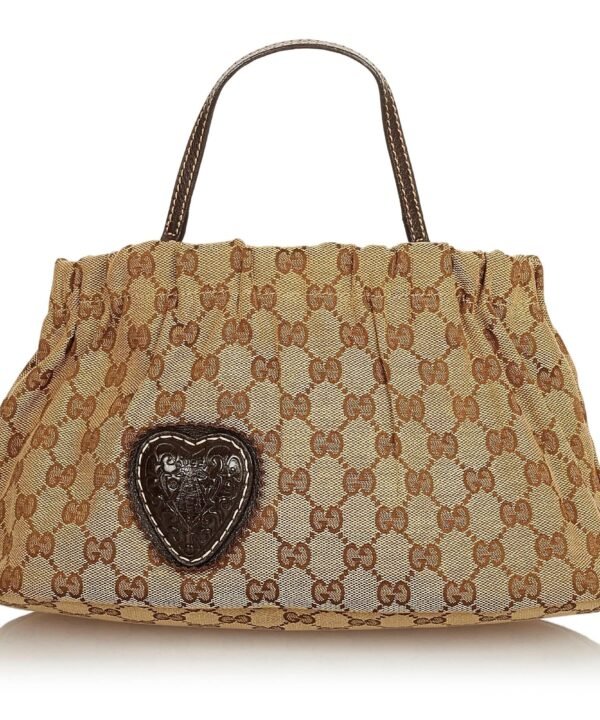 Gucci GG Canvas Crest Handbag