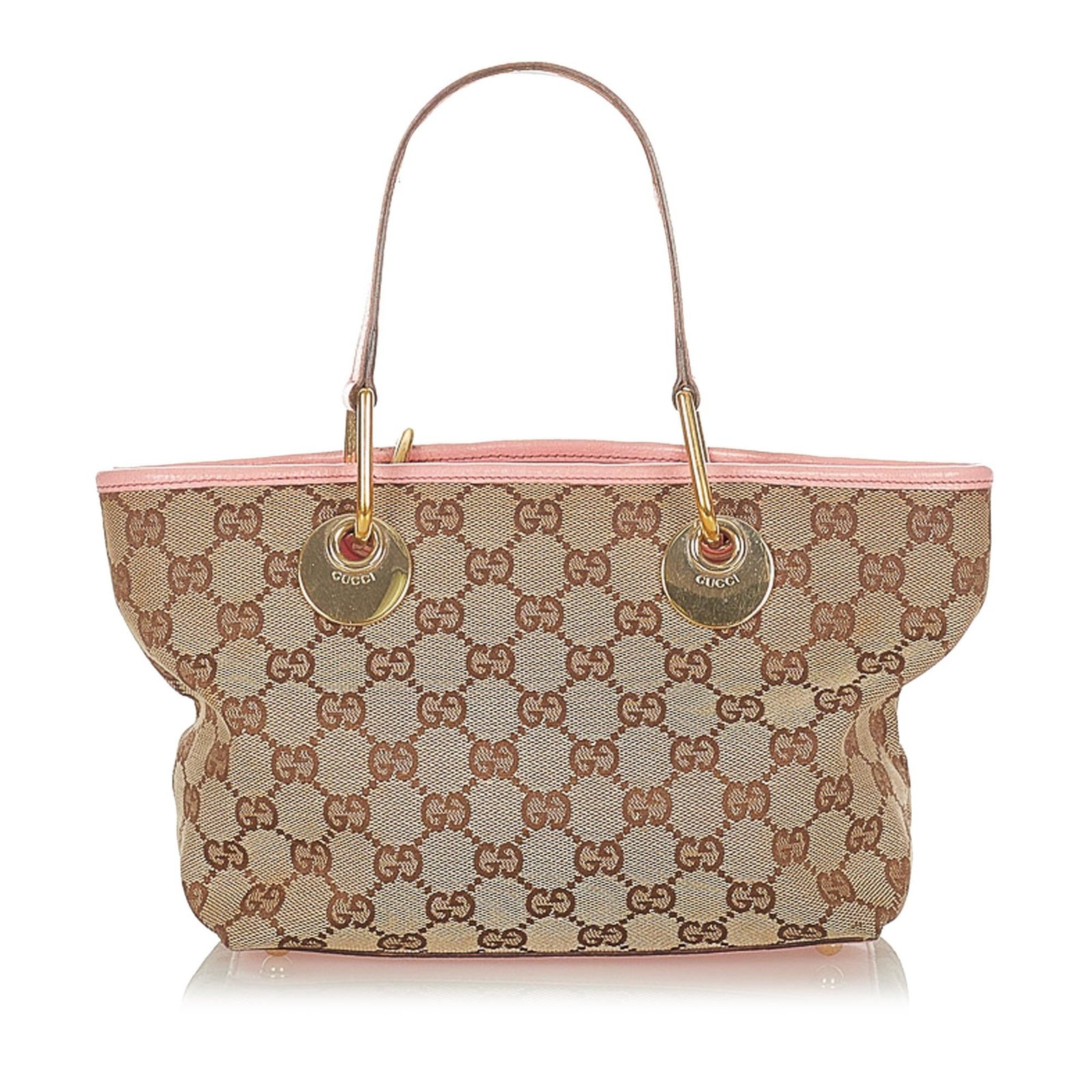 Gucci GG Canvas Eclipse Handbag - Image 3