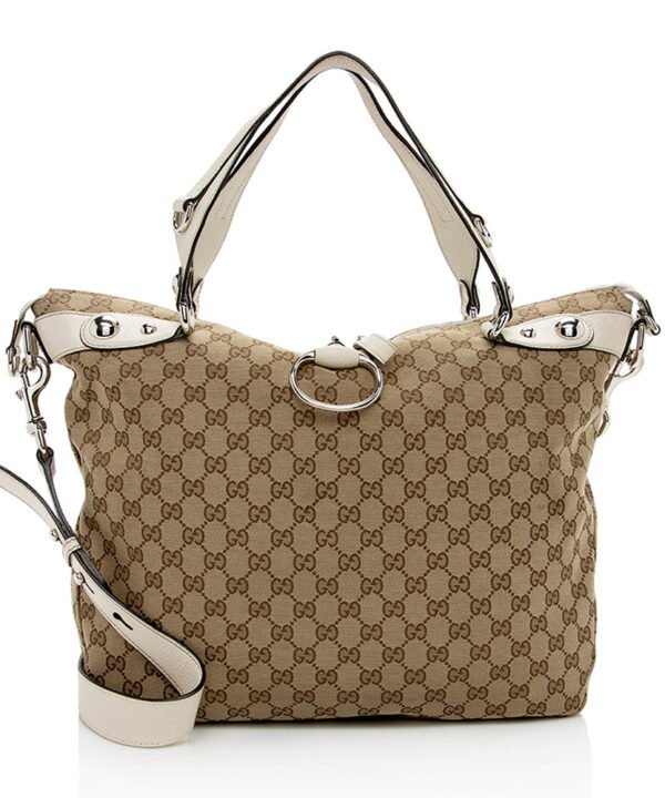 Gucci GG Canvas Icon Bit Large Tote