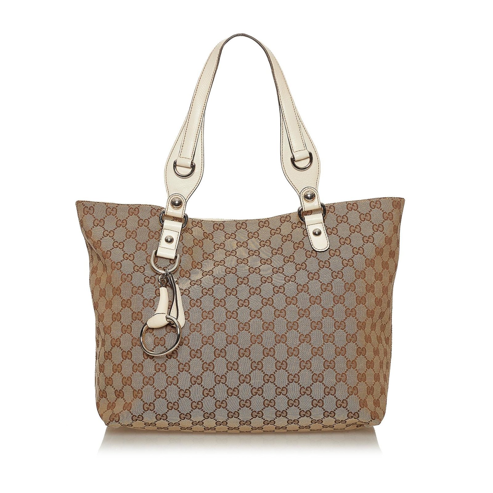 Gucci GG Canvas Icon Bit Tote Bag