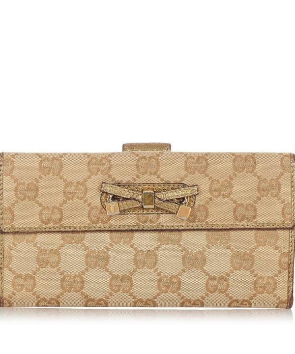 Gucci GG Canvas Princy Long Wallet