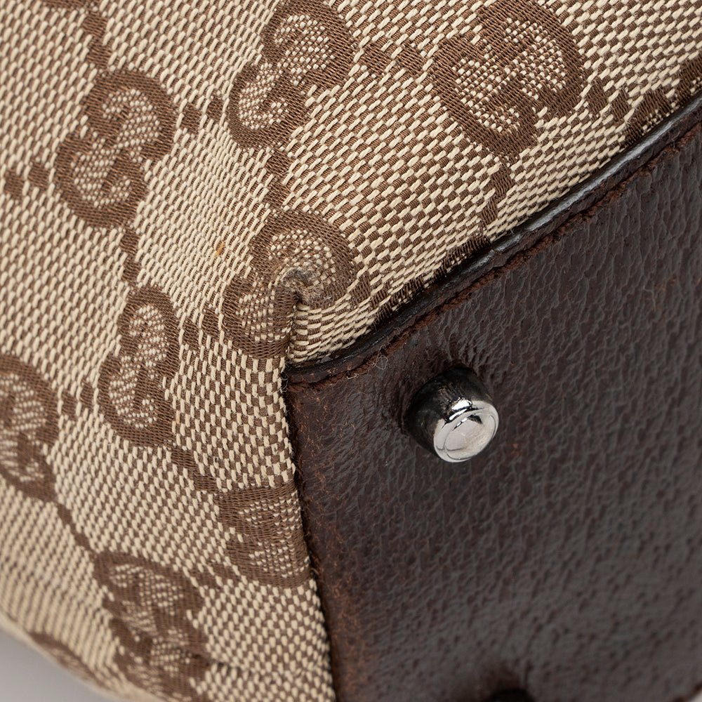 Gucci GG Canvas Satchel - Image 10