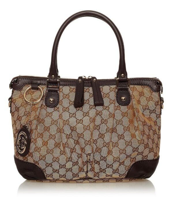 Gucci GG Canvas Sukey Satchel