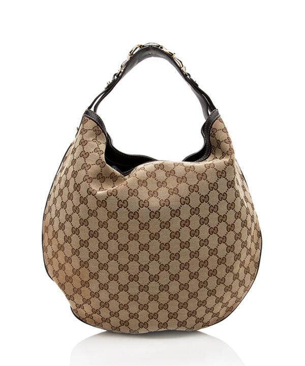 Gucci GG Canvas Wave Large Hobo