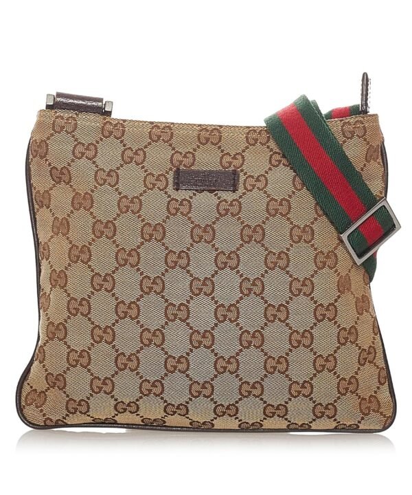 Gucci GG Canvas Web Crossbody Bag