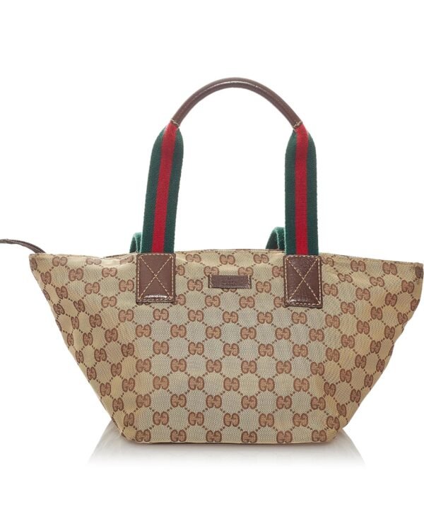 Gucci GG Canvas Web Handbag