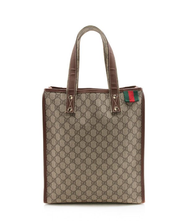 Gucci GG Supreme Web Loop N/S Shopping Tote