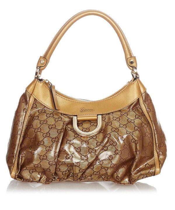 Gucci GG Crystal Abbey D-Ring Shoulder Bag