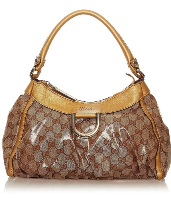 Gucci GG Crystal Abbey D-Ring Shoulder Bag