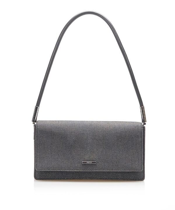 Gucci GG Denim Baguette