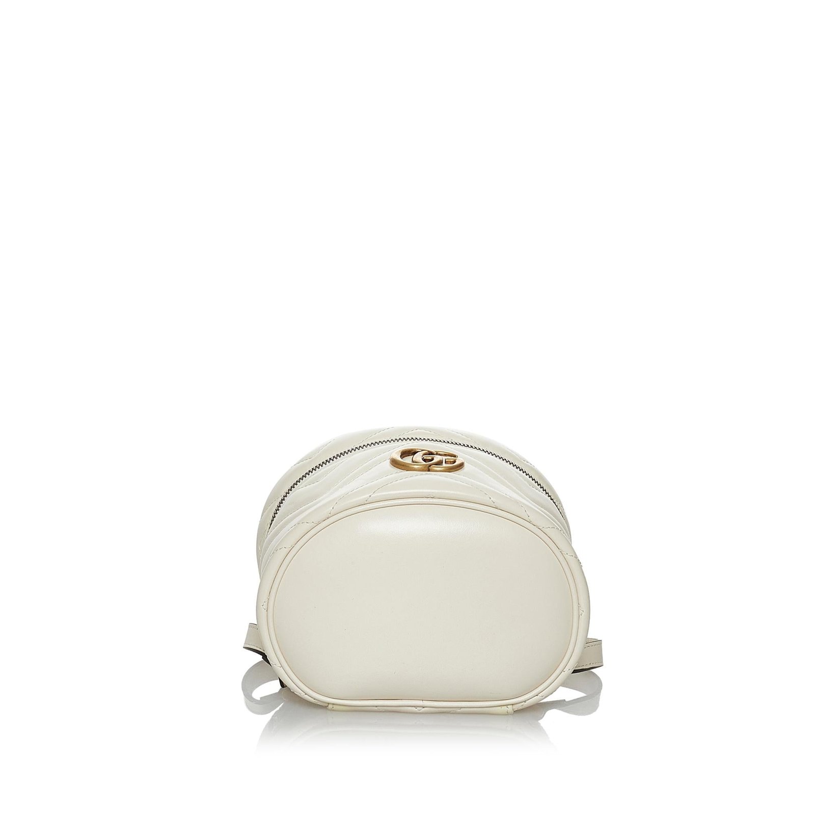 Gucci GG Marmont Leather Round Backpack - Image 4