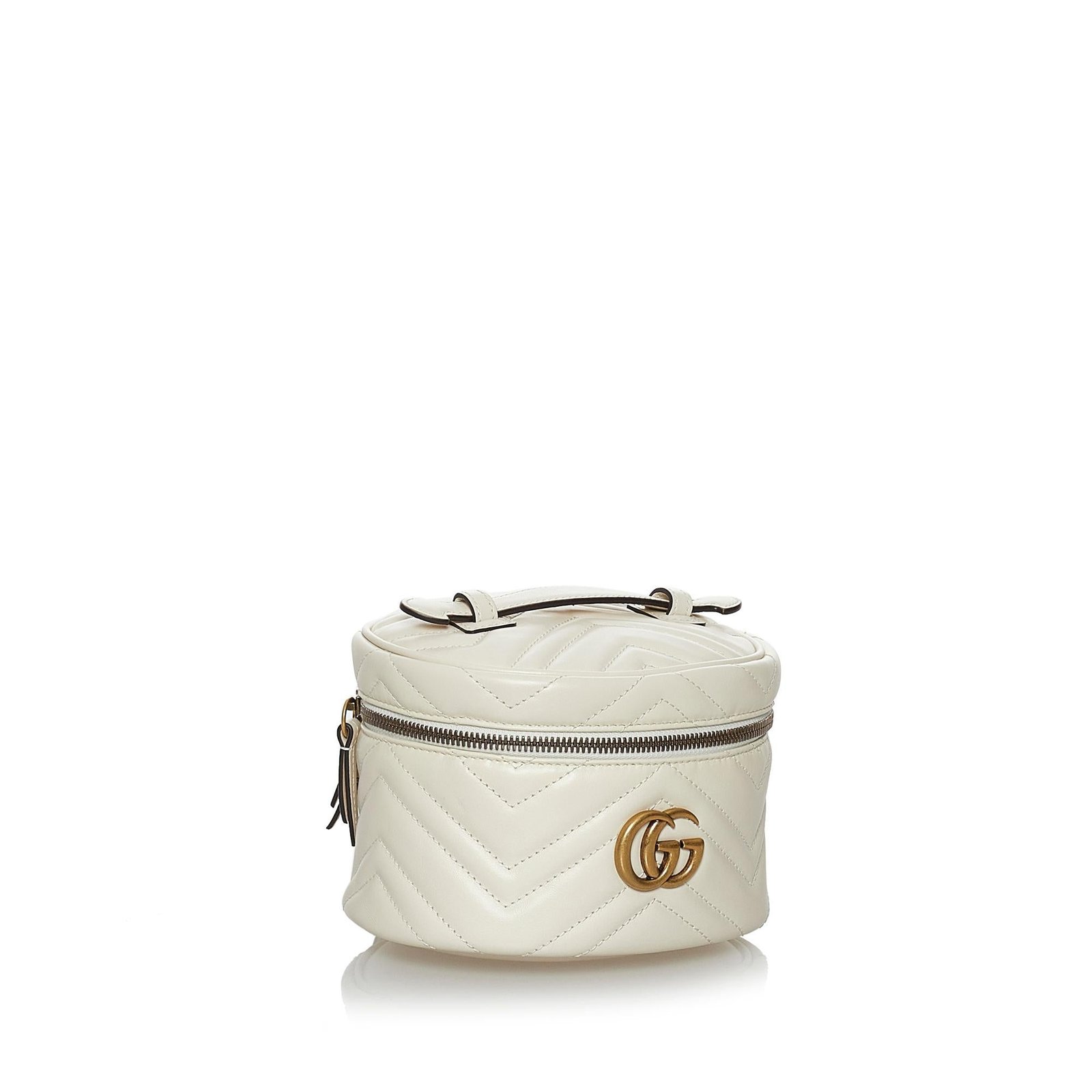 Gucci GG Marmont Leather Round Backpack - Image 2