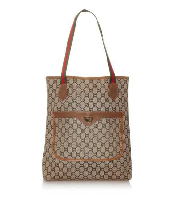 Gucci GG Supreme Web Tote Bag
