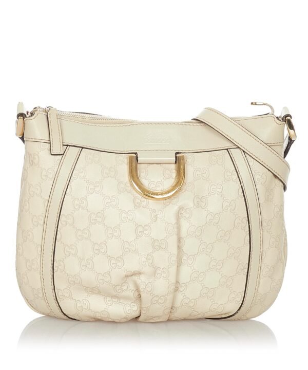 Gucci Guccissima Abbey D-Ring Crossbody Bag
