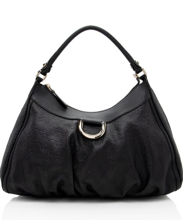 Gucci Guccissima Leather D Ring Hobo