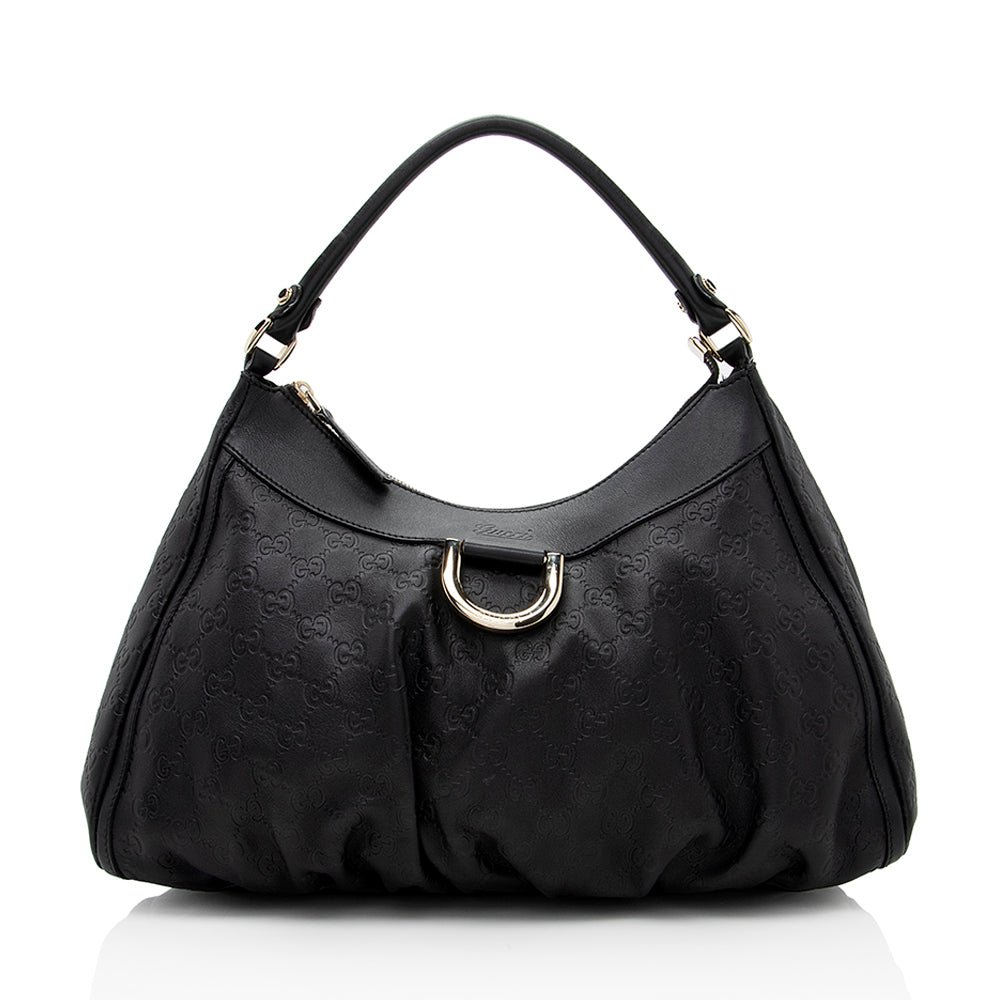 Gucci Guccissima Leather D Ring Hobo