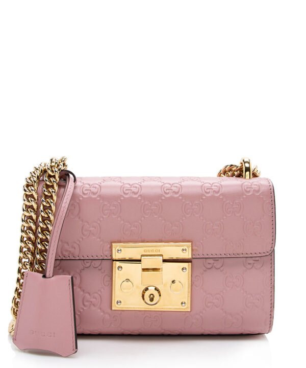 Gucci Guccissima Leather Padlock Small Shoulder Bag
