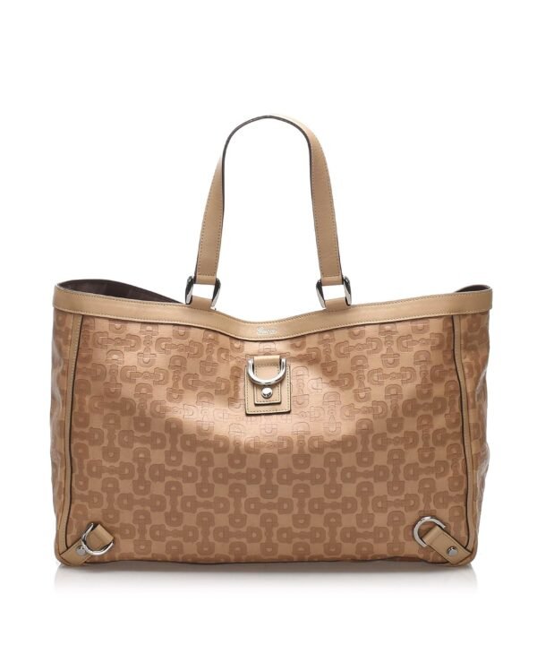 Gucci Horsebit Abbey D-Ring Leather Tote Bag