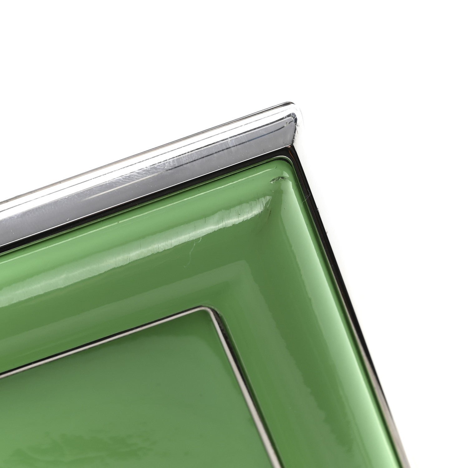 Fendi First Midi Edamame Green Patent Leather Bag - Image 12