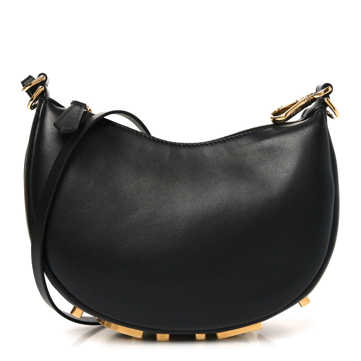 Fendi Vitello Grace Matte Mini Fendigraphy Hobo Bag