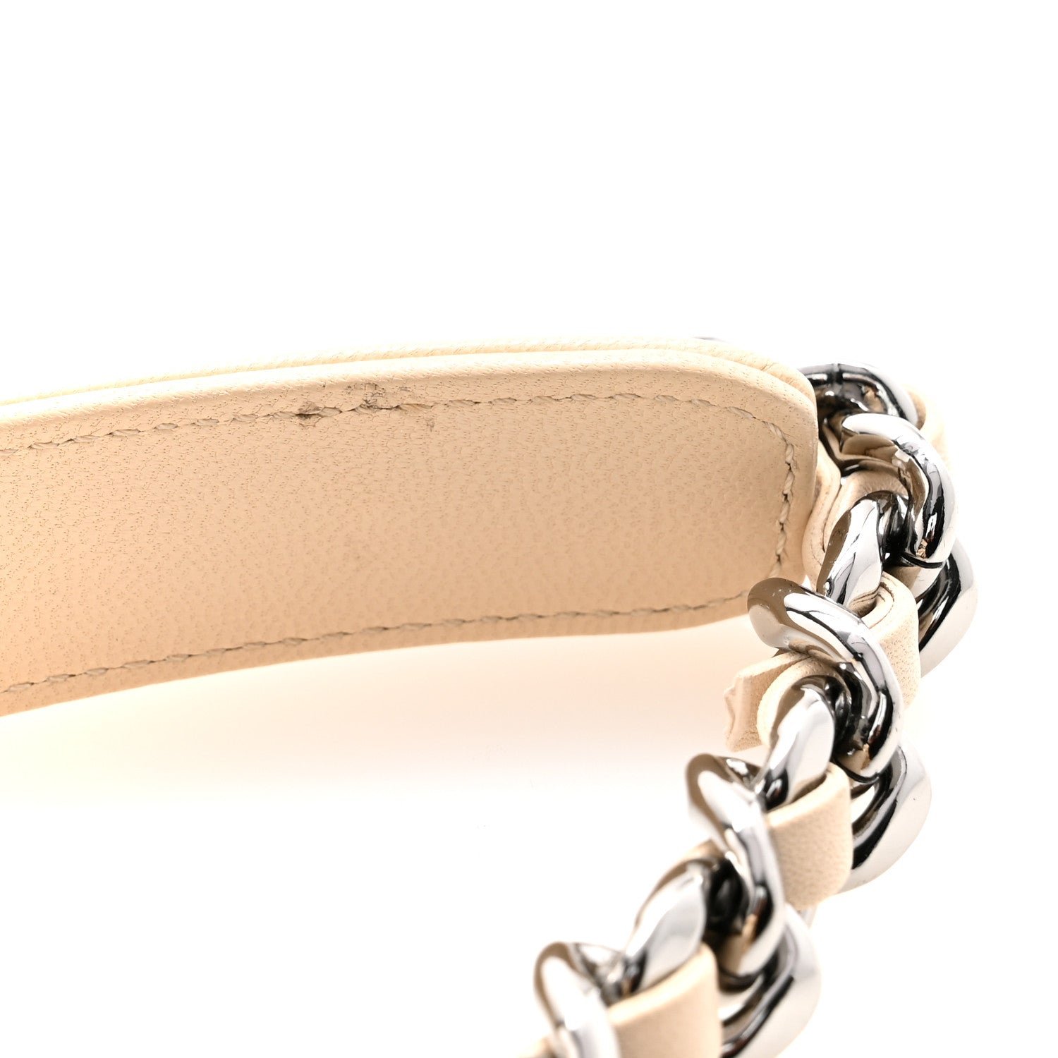 Goatskin Quilted Medium Chanel 19 Flap Beige - Image 11