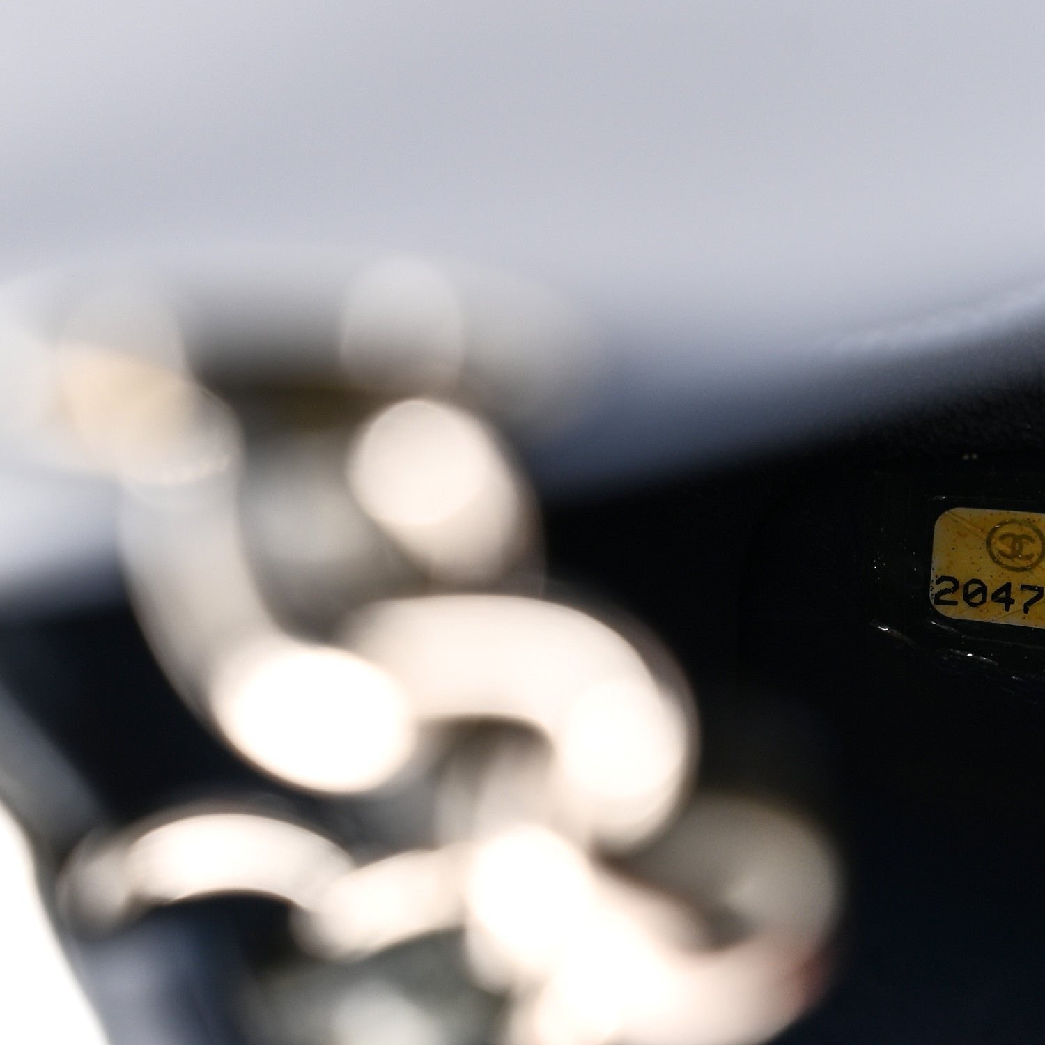 Patent Calfskin Quilted Mini Rectangular Flap Navy Blue - Image 7