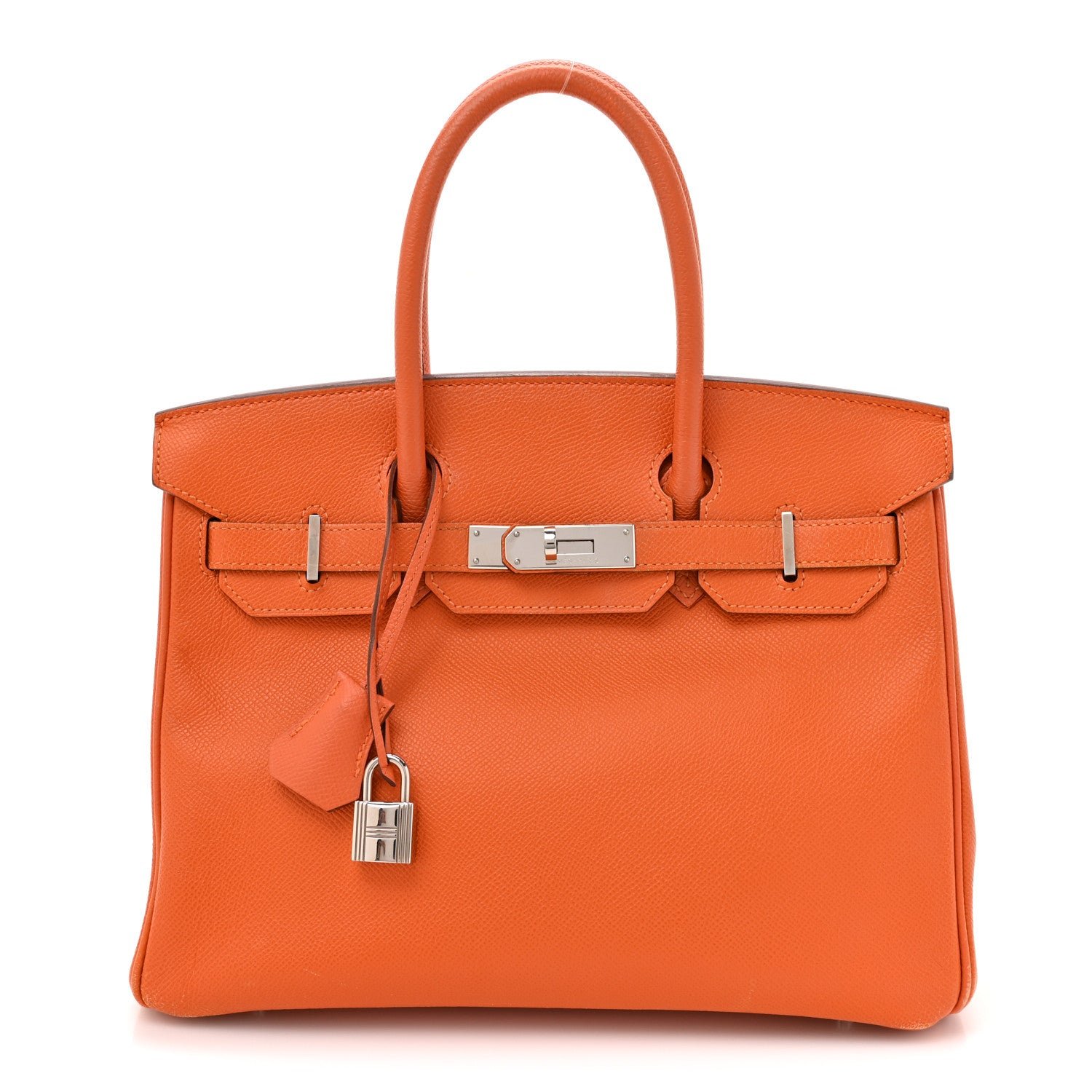 Epsom Birkin 30 Orange