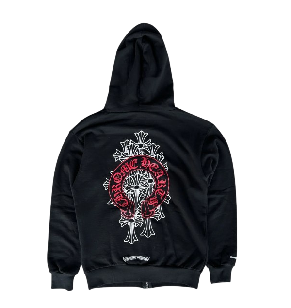 Chrome Hearts With Red Dagger Hoodie
