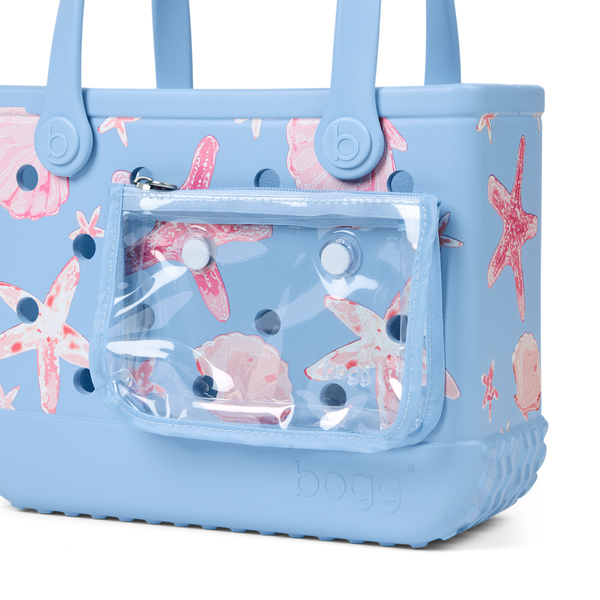 Bitty Bogg Bag - Carolina Blue Shells and Starfish - Image 5