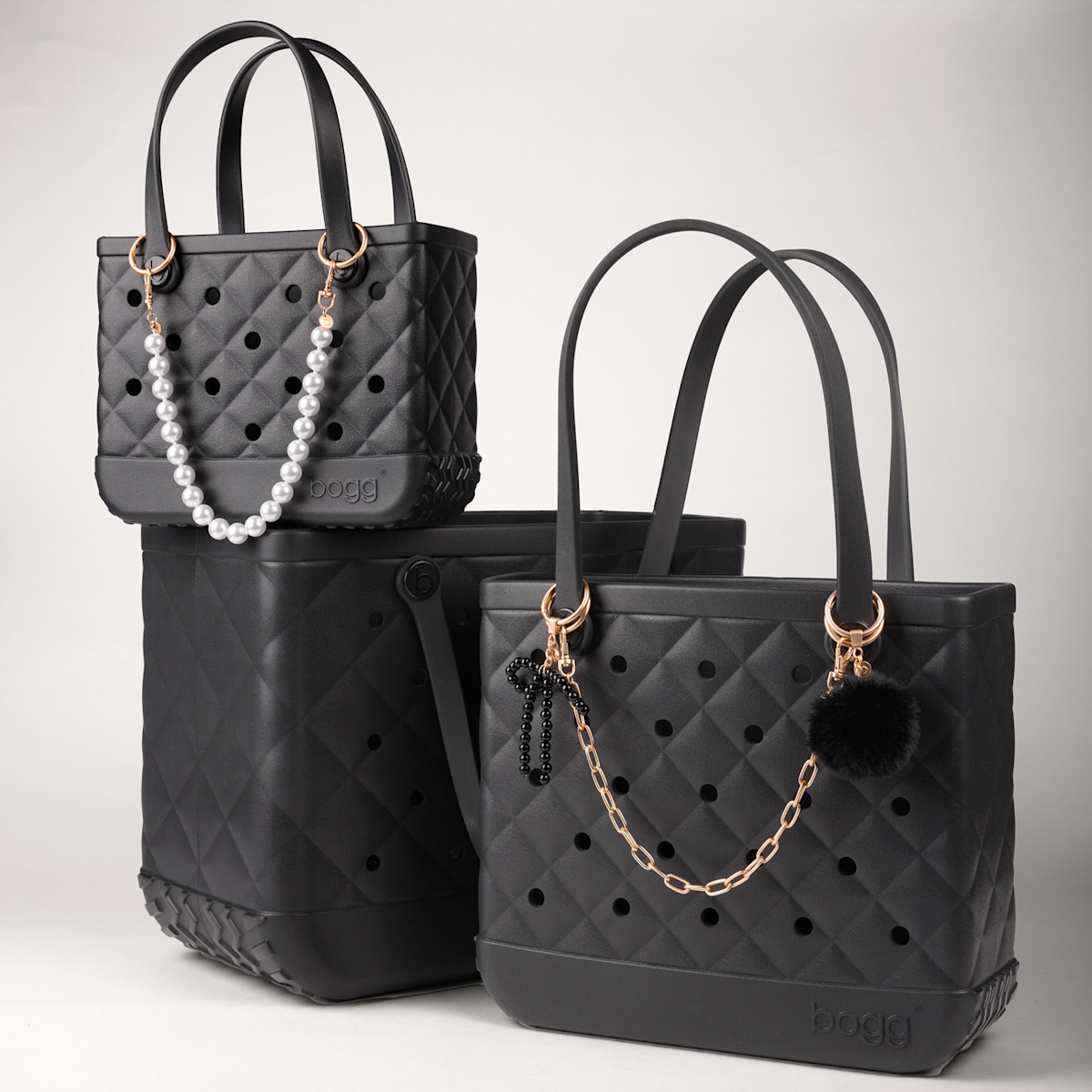 Original Bogg Bag - Quilted LBD Black - Image 6