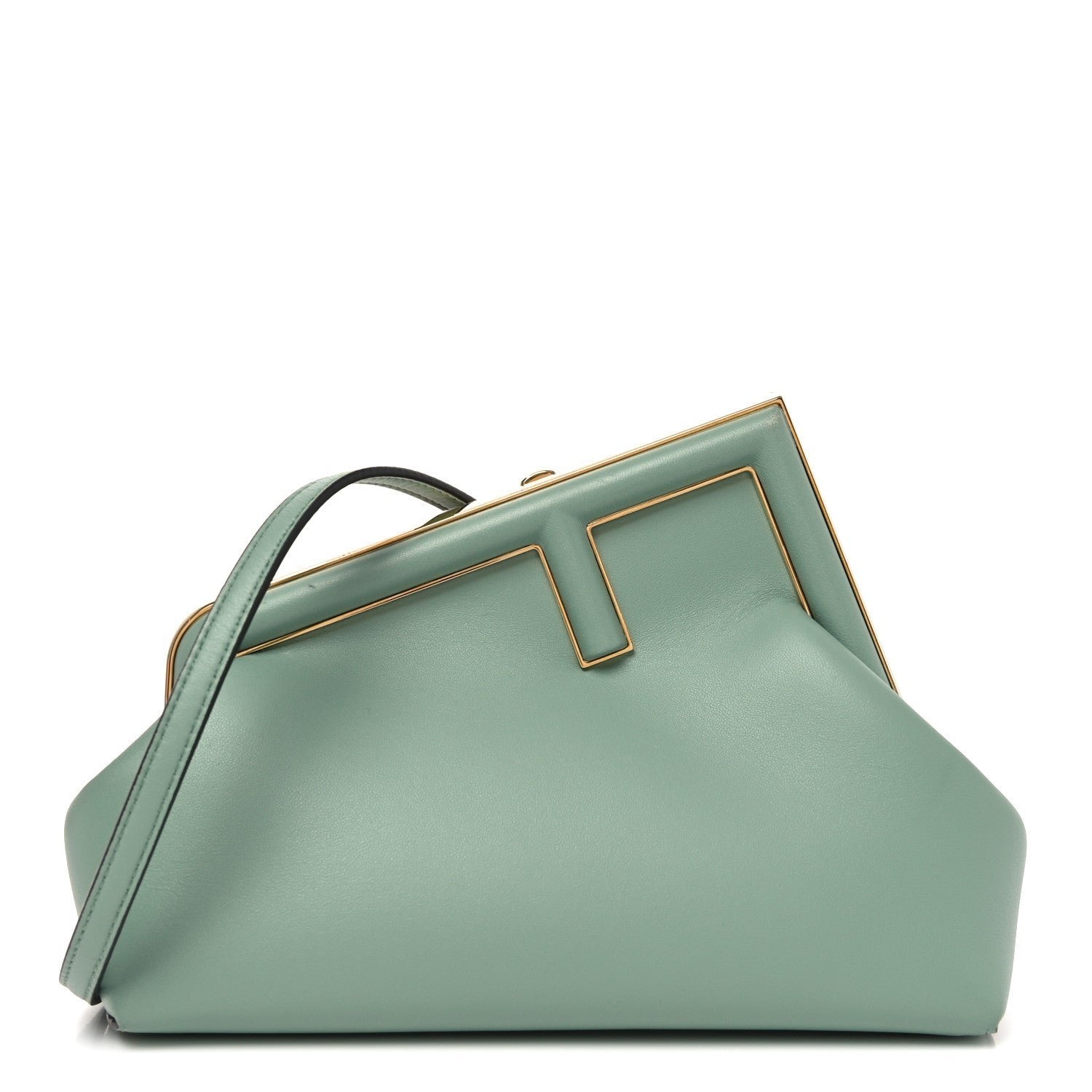 Fendi First Small Menta Shiny Nappa Leather Bag