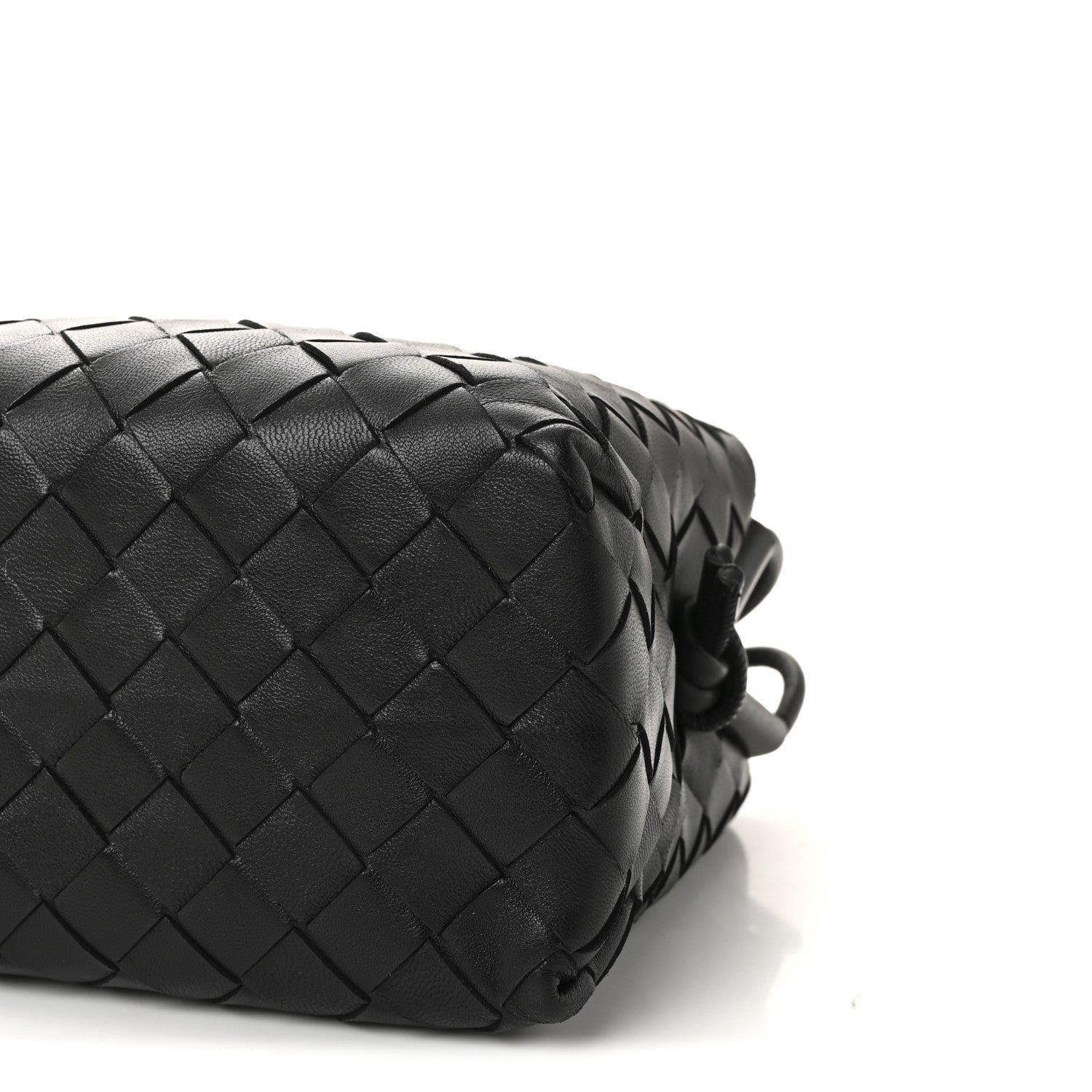 Nappa Intrecciato Small Loop Camera Bag Black - Image 9