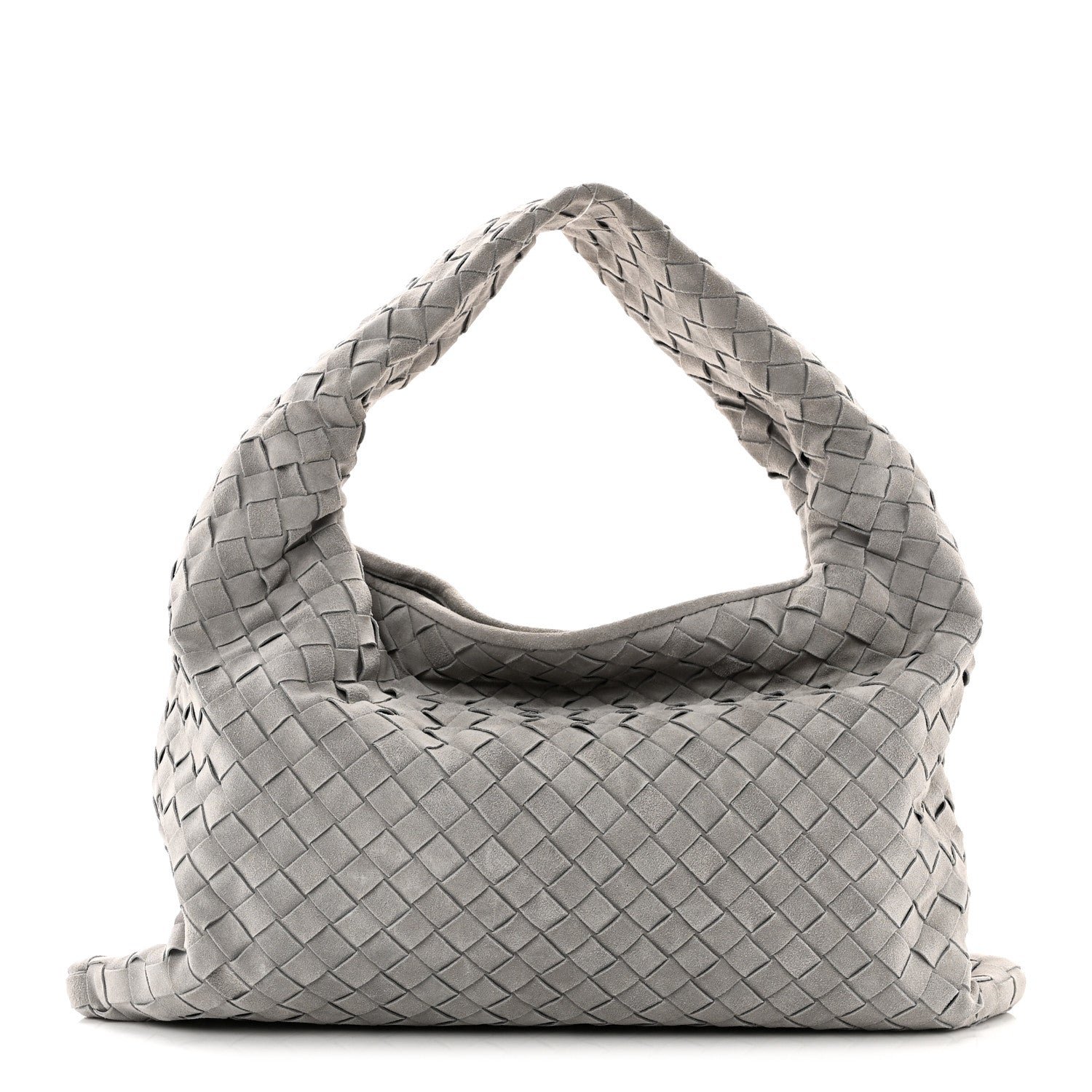 Suede Intrecciato Small Hop Sterling