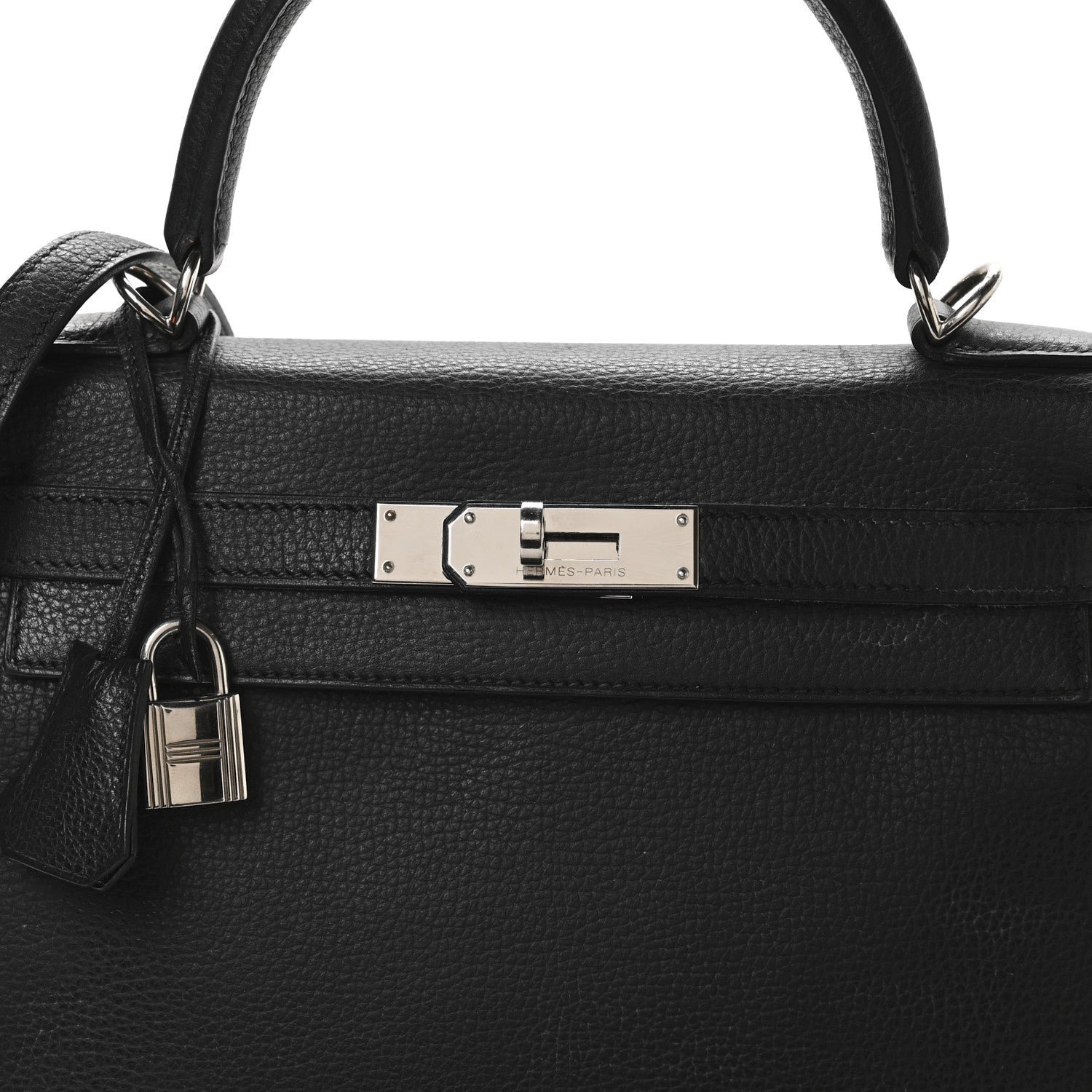 Togo Kelly Retourne 28 Black - Image 8