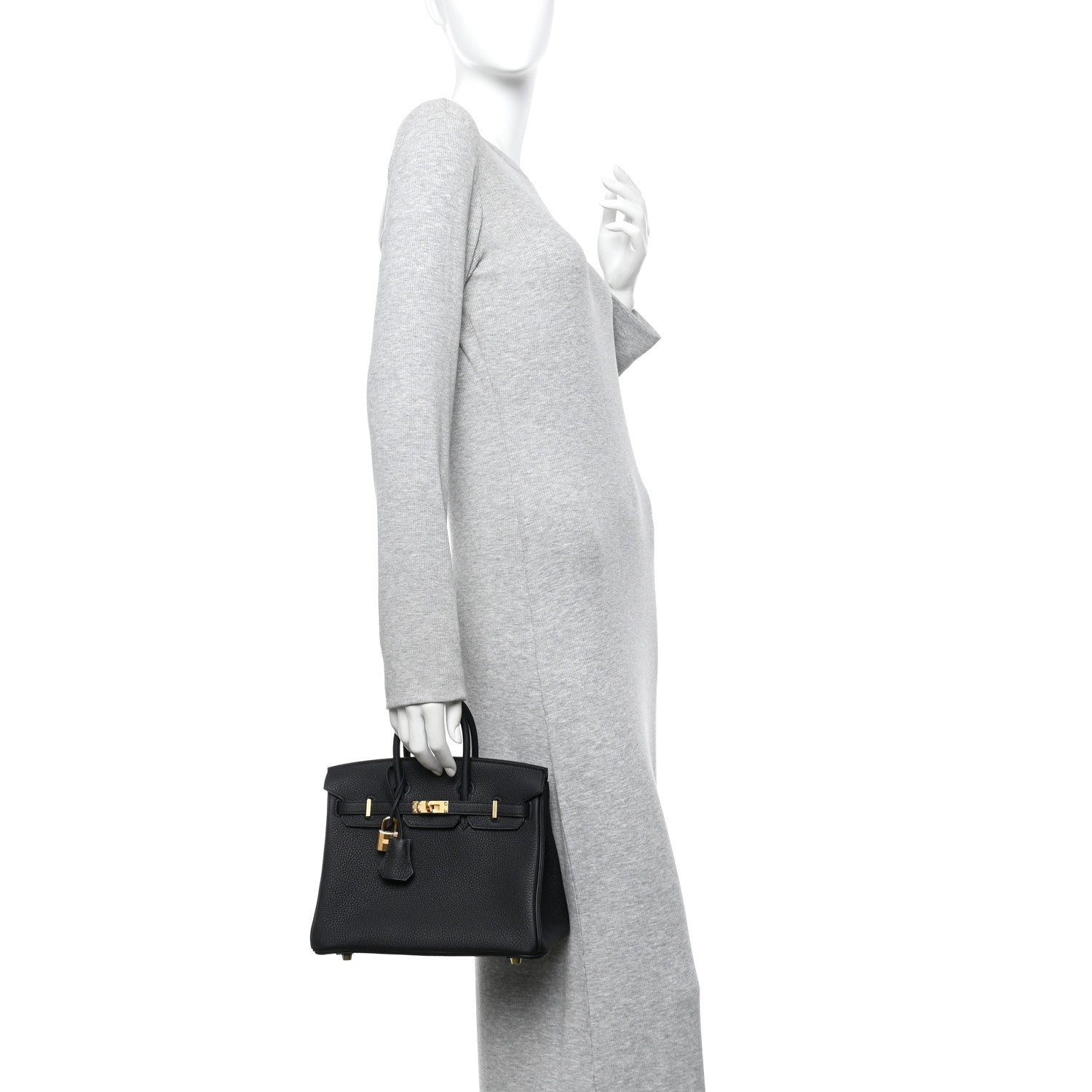 Togo Birkin 25 Black - Image 2