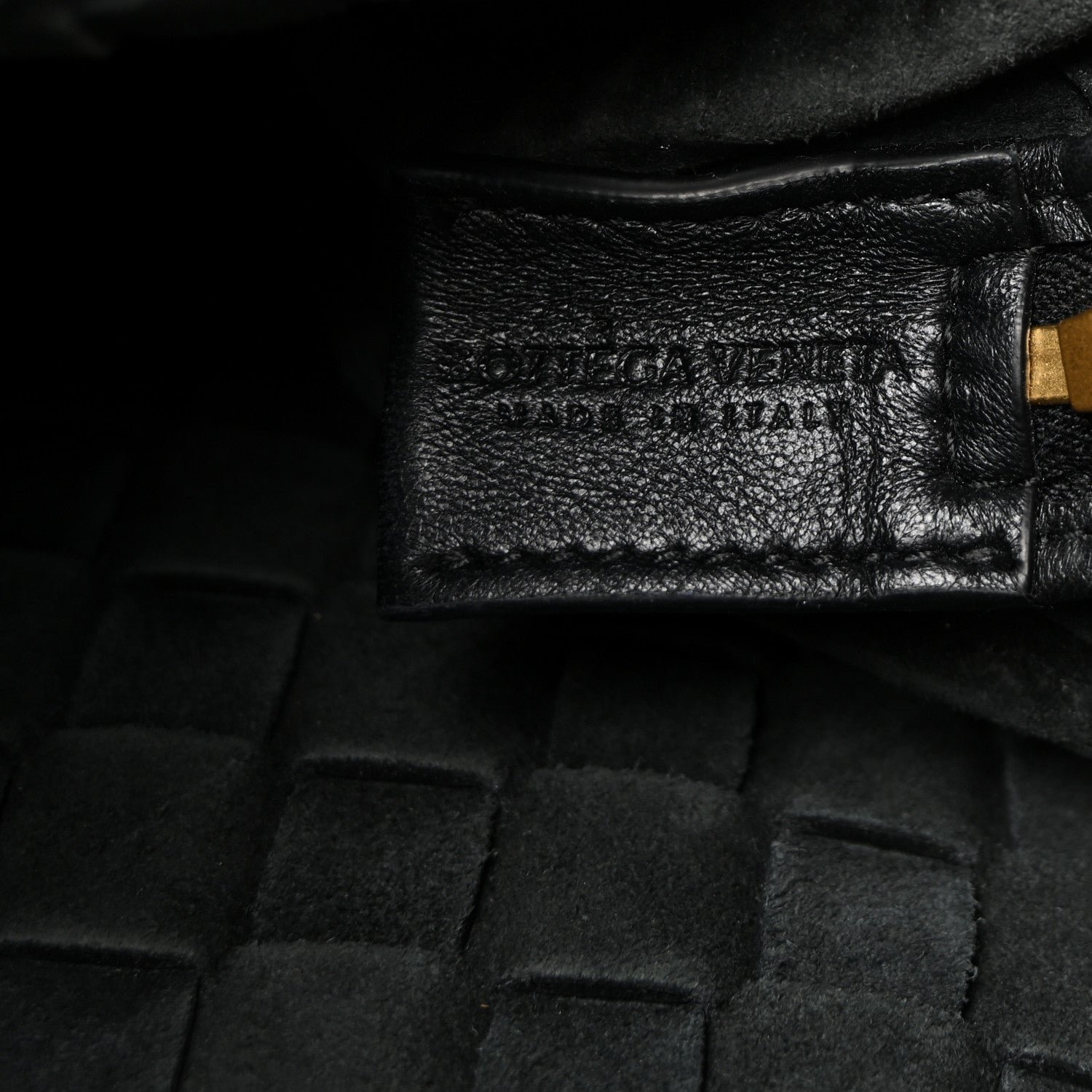 Nappa Intrecciato Small Loop Camera Bag Black - Image 6