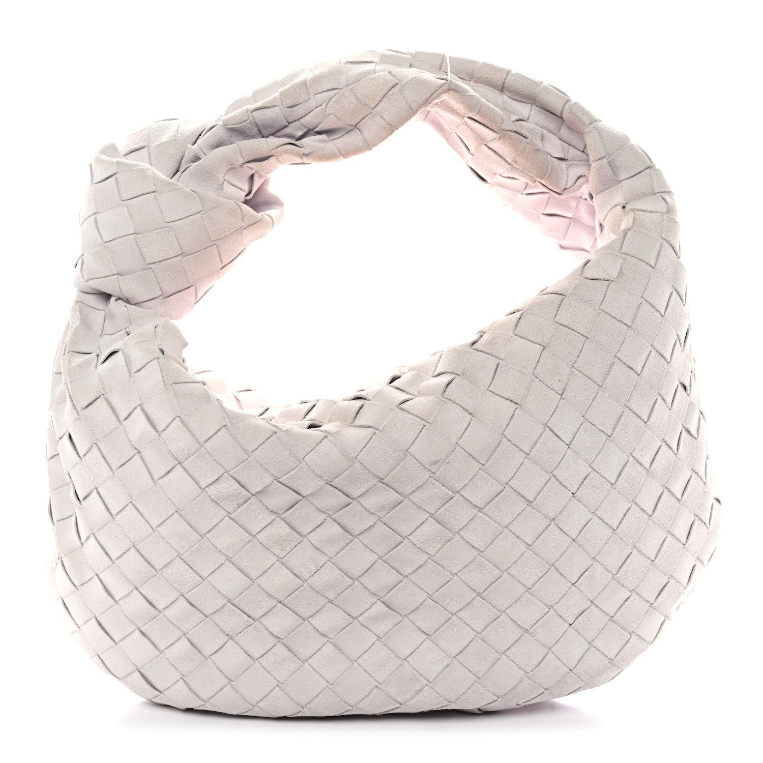 Suede Calfskin Intrecciato Teen Jodie Hobo Mirth Washed