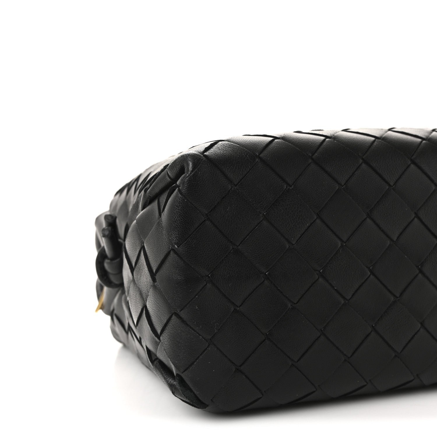 Nappa Intrecciato Small Loop Camera Bag Black - Image 8