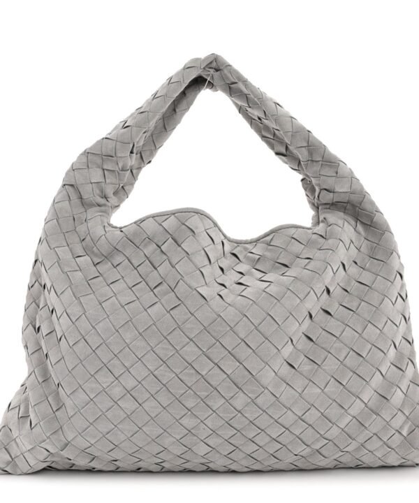 Suede Intrecciato Small Hop Sterling