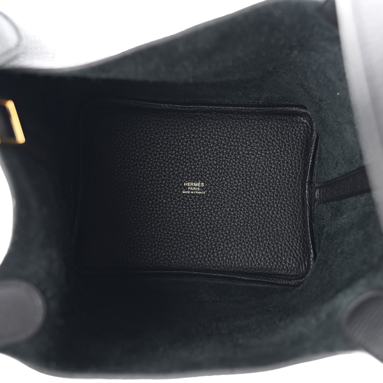 Taurillon Clemence Picotin Lock 18 PM Black - Image 5