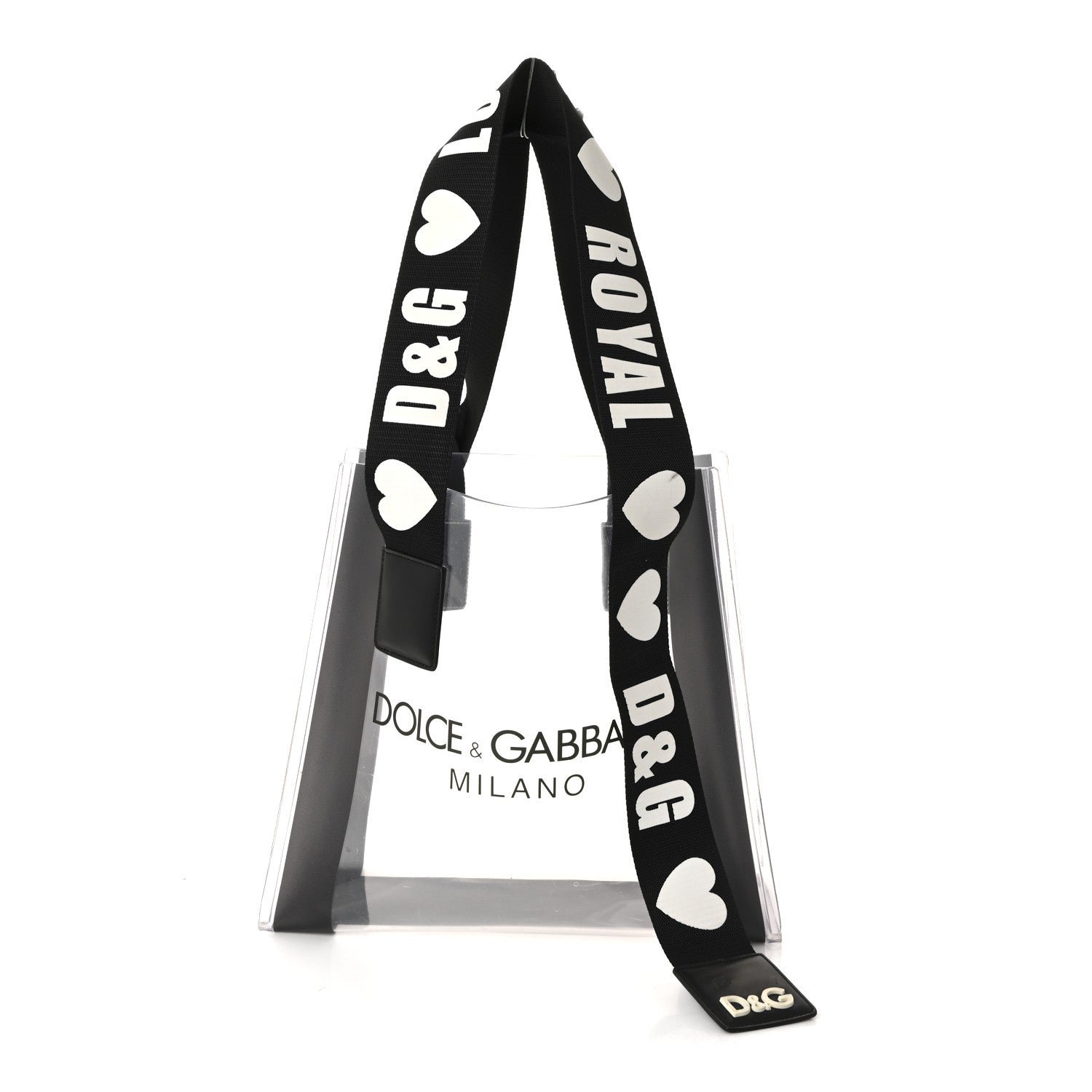 PVC Street Shopping Logo Tote Black