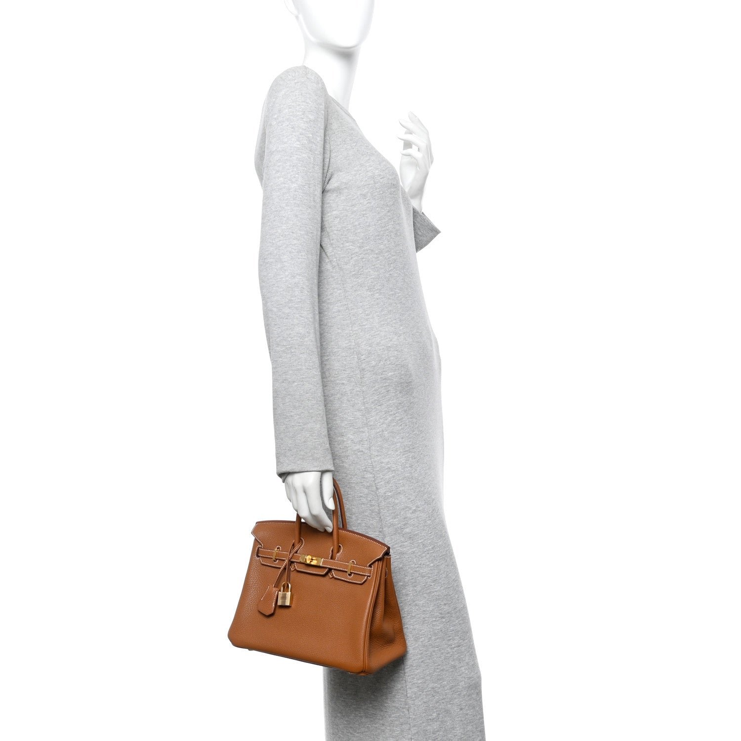 Togo Birkin 25 Gold - Image 2