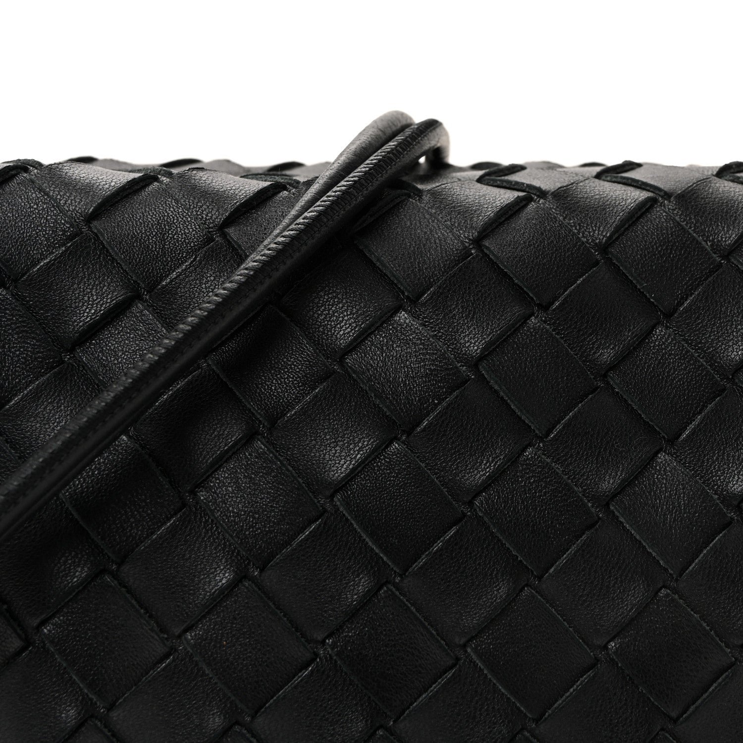 Nappa Intrecciato Small Loop Camera Bag Black - Image 7