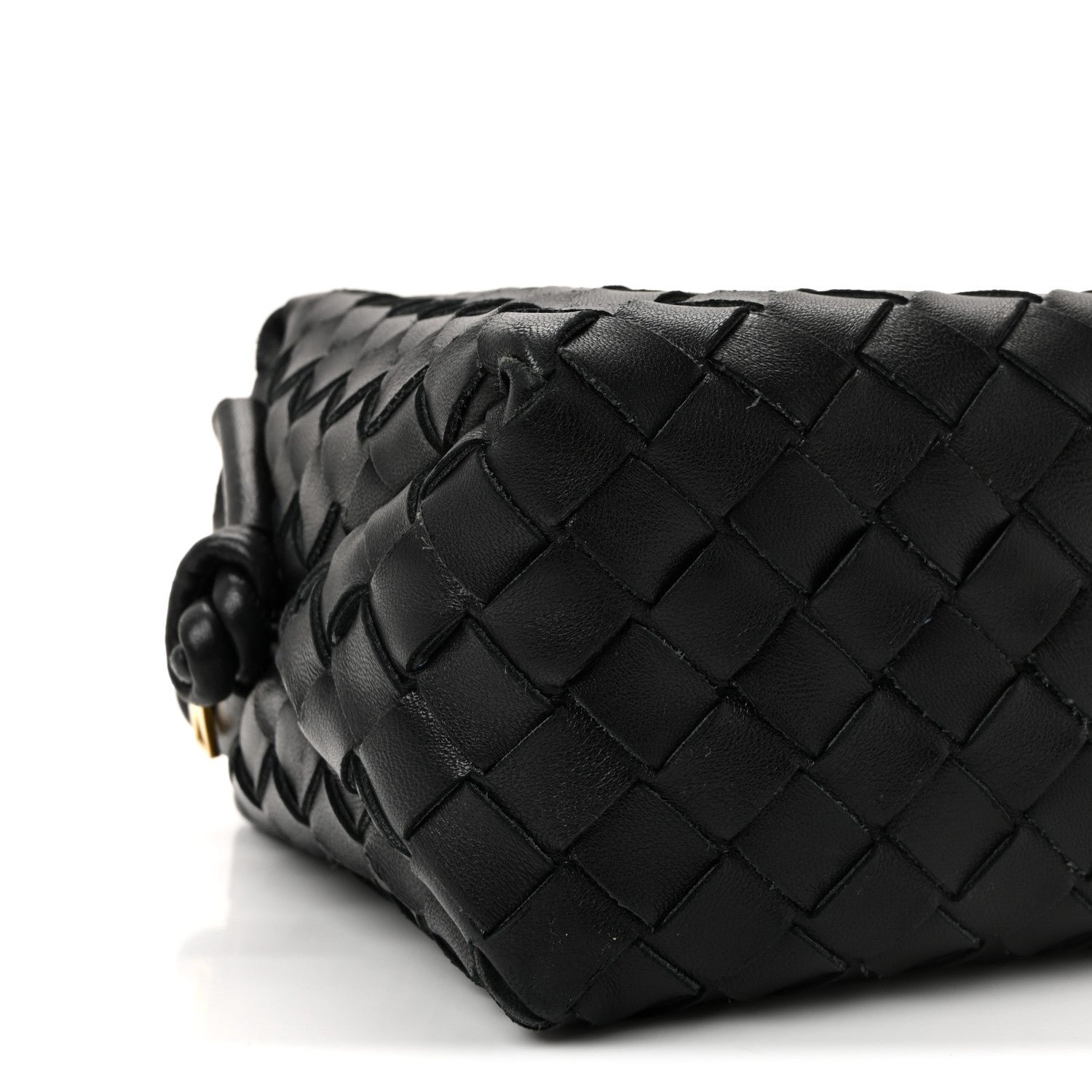 Nappa Intrecciato Small Loop Camera Bag Black - Image 8