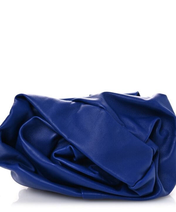 Smooth Calfskin Rose Clutch Knight