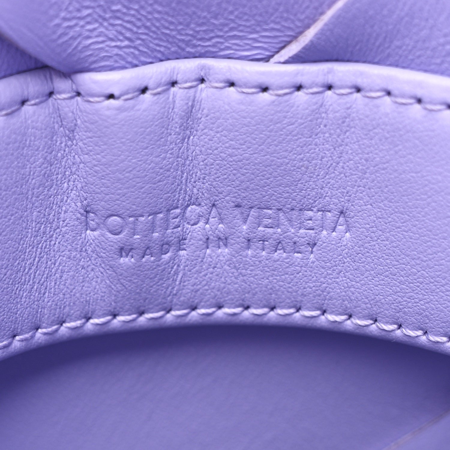 Nappa Maxi Intrecciato Clasp Bucket Bag Wisteria - Image 6