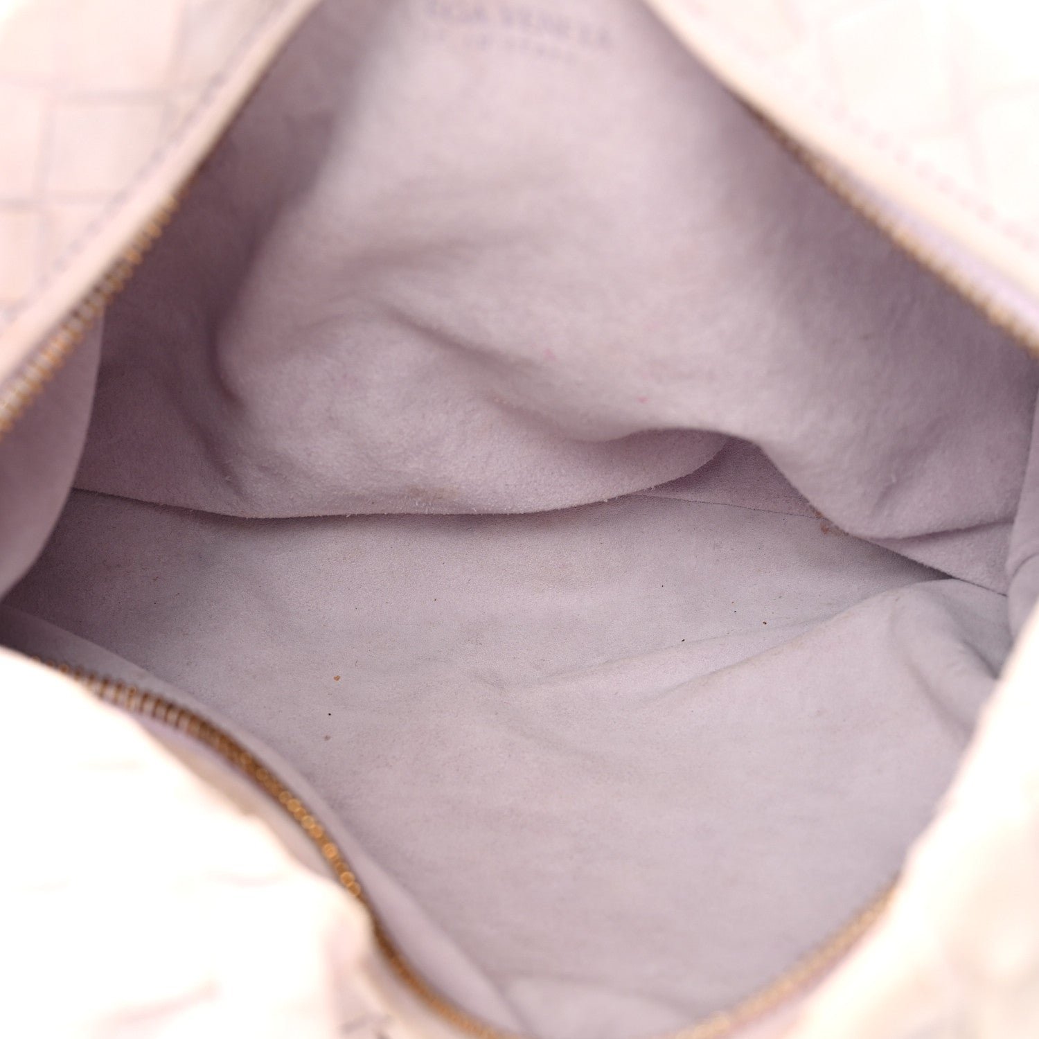 Suede Calfskin Intrecciato Teen Jodie Hobo Mirth Washed - Image 5