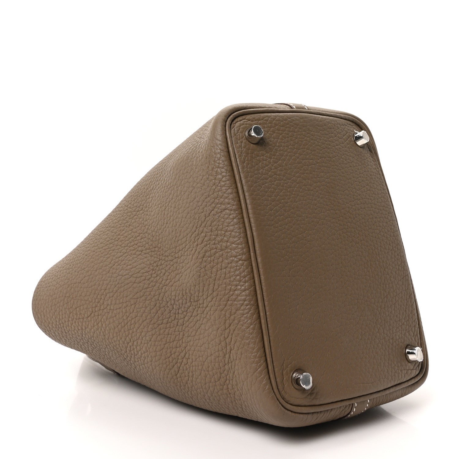 Taurillon Clemence Picotin Lock 18 PM Etoupe - Image 4