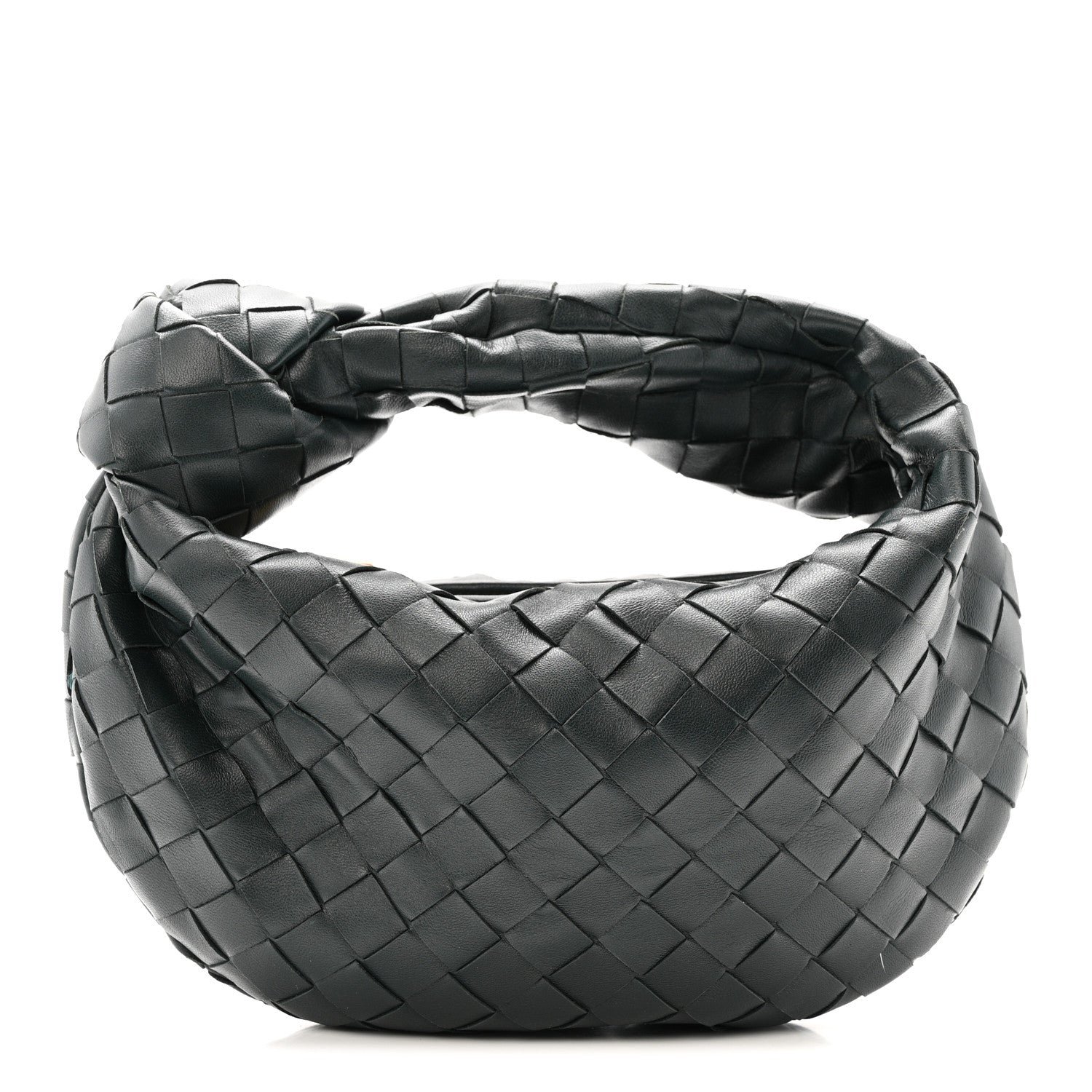 Nappa Intrecciato Mini Jodie Dark Moss